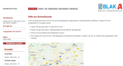 Desktop Screenshot of lak-bayern.notdienst-portal.de